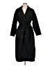 Shein 100% Polyester Black Trenchcoat Size M - photo 1