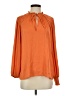 Maison d' Amelie 100% Polyester Orange Long Sleeve Blouse Size S - photo 1