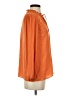 Maison d' Amelie 100% Polyester Orange Long Sleeve Blouse Size S - photo 4