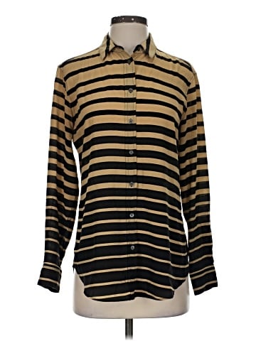 J. McLaughlin Long Sleeve Silk Top (view 1)