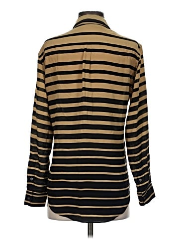 J. McLaughlin Long Sleeve Silk Top (view 2)