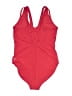 Unbranded Solid Red One Piece Swimsuit Size XS (estimated) - photo 2