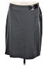 George Solid Gray Casual Skirt Size M - photo 1