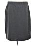 George Solid Gray Casual Skirt Size M - photo 2