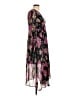 Unbranded 100% Polyester Floral Black Cocktail Dress Size XL - photo 4