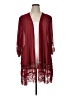 Torrid 100% Polyester Burgundy Kimono Size 1X Plus (1) - photo 1