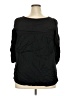 Jigsaw 100% Viscose Black 3/4 Sleeve Blouse Size 18 - photo 2