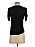 Deletta 100% Cotton Black Short Sleeve Top Size S - photo 2