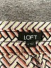 Ann Taylor LOFT 100% Rayon Chevron-herringbone Red Shorts Size M - photo 3