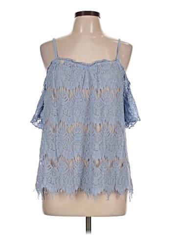 Blue Rain Sleeveless Blouse (view 1)