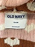 Old Navy 100% Cotton Hearts Ivory Cardigan Size 3-6 mo - photo 3
