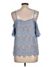 Blue Rain Blue Short Sleeve Blouse Size L - photo 2