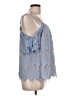 Blue Rain Blue Short Sleeve Blouse Size L - photo 4