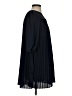 Unbranded Solid Black Blue Casual Dress Size 14 - photo 4
