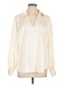 J.Crew 100% Polyester Ivory Long Sleeve Blouse Size XXL - photo 1
