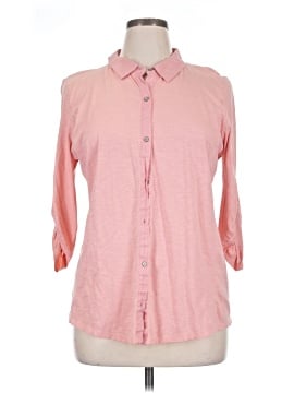 J.Jill 3/4 Sleeve Button-Down Shirt (view 1)