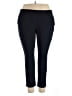 dalia Solid Black Active Pants Size XXL - photo 1