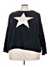 Ellos Stars Black Pullover Sweater Size 3X - photo 1