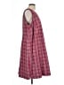 Elizabeth Plaid Red Casual Dress Size L - photo 4