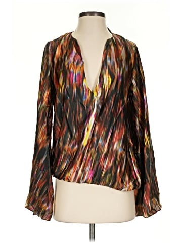 Alexis 3/4 Sleeve Silk Top (view 1)
