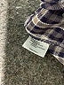 John Galt Plaid Black Purple Short Sleeve Blouse Size XXS (estimated) - photo 8