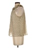 THML 100% Polyester Gold Sleeveless Blouse Size XS - photo 5