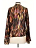 Alexis 100% Silk Brown 3/4 Sleeve Silk Top Size S - photo 2