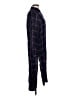 dip 100% Viscose Plaid Blue Casual Dress Size M - photo 4