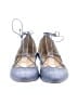 Talbots Animal Print Solid Blue Flats Size 8 1/2 - photo 2