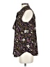 Ann Taylor LOFT 100% Polyester Paisley Black Sleeveless Blouse Size S - photo 5