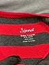 Leveret 100% Cotton Stripes Red Long Sleeve Onesie Size 18-24 mo - photo 3