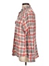 Jachs Girlfriend 100% Cotton Plaid Red Long Sleeve Button-Down Shirt Size L - photo 5