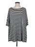ALLSAINTS Stripes Black Short Sleeve Top Size XS - photo 1