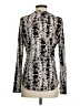 INC International Concepts Silver Long Sleeve Blouse Size S - photo 2