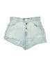 Guess 100% Cotton Blue Denim Shorts Size 27 waist - photo 1
