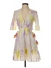 Saylor 100% Viscose Tie-dye Yellow Cocktail Dress Size XS - photo 1