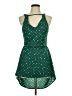 Everly 100% Polyester Argyle Green Cocktail Dress Size L - photo 1