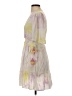 Saylor 100% Viscose Tie-dye Yellow Cocktail Dress Size XS - photo 5