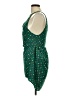 Everly 100% Polyester Argyle Green Cocktail Dress Size L - photo 5