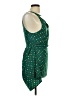 Everly 100% Polyester Argyle Green Cocktail Dress Size L - photo 4