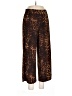 IMAN Animal Print Brown Casual Pants Size M - photo 1