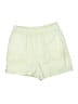 Karen Scott Solid Green Shorts Size 8 - photo 1