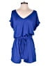 Mon Ami Solid Blue Romper Size M (estimated) - photo 1