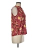 PREMISE 100% Polyester Burgundy Sleeveless Blouse Size M - photo 4