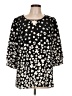 Unbranded Black 3/4 Sleeve Blouse Size L - photo 1