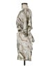 BCBGMAXAZRIA Metallic Silver Cocktail Dress Size M - photo 5