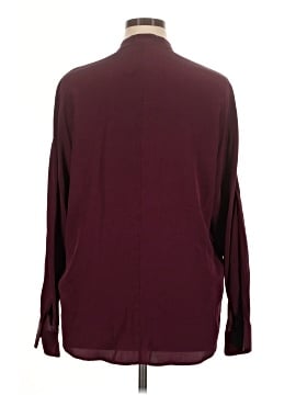 Lauren by Ralph Lauren Long Sleeve Silk Top (view 2)