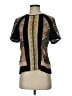 BCBGMAXAZRIA Black Short Sleeve Blouse Size S - photo 1