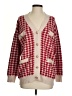 Jess Lea Houndstooth Red Cardigan Size S - photo 1