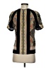 BCBGMAXAZRIA Black Short Sleeve Blouse Size S - photo 2